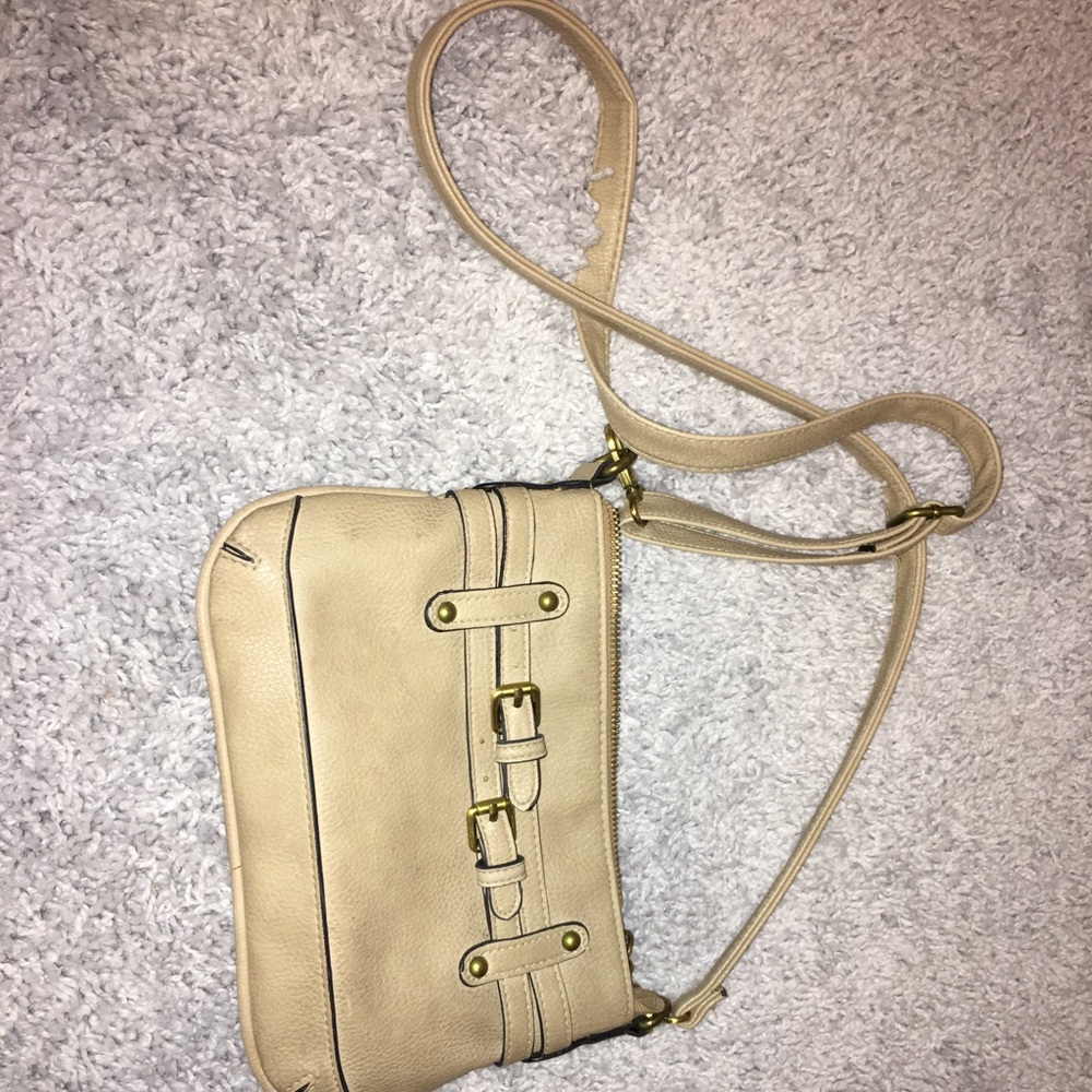 Tan Faux Leather Purse